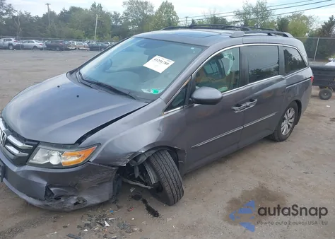 2015 Honda Odyssey Ex-L z USA, uszkodzony, nr VIN 5FNRL5H68FB062602